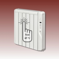 Elektrische radiator laag temperatuur 1550w